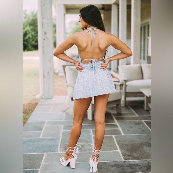 These three boutique Sloane flutter skirt set - Picture 4 of 7